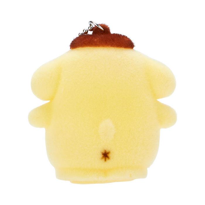 Hello Kitty Pompompurin Flocked Keychain Mascot Amarillo | CL_HK76821