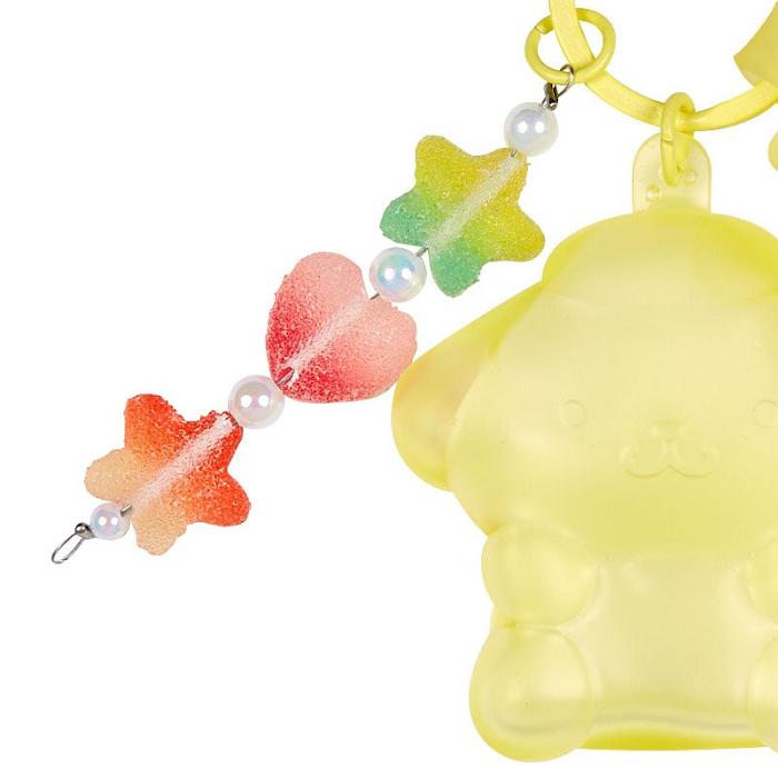 Hello Kitty Pompompurin Keychain (Gummy Candy Series) Amarillo | CL_HK72381