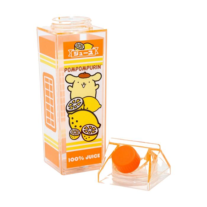 Hello Kitty Pompompurin Milk Carton Water Bottle (Lemon) Amarillo | CL_HK26155