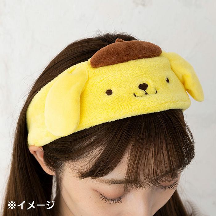 Hello Kitty Pompompurin Plush Headband Amarillo | CL_HK39043