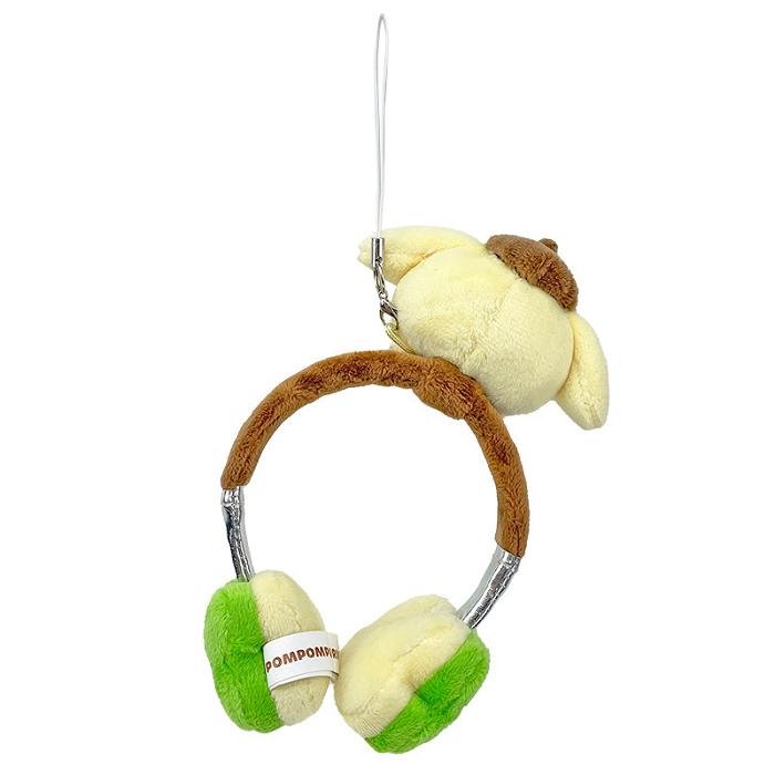 Hello Kitty Pompompurin Plush Headphones Bag Charm Verde | CL_HK63848