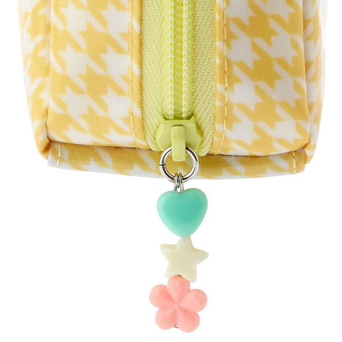 Hello Kitty Pompompurin Zipper (Floral Houndstooth Series) Amarillo | CL_HK38216