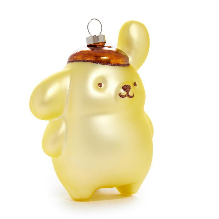 Hello Kitty Pompompurin x Kat + Annie Glass Ornament Doradas | CL_HK99103