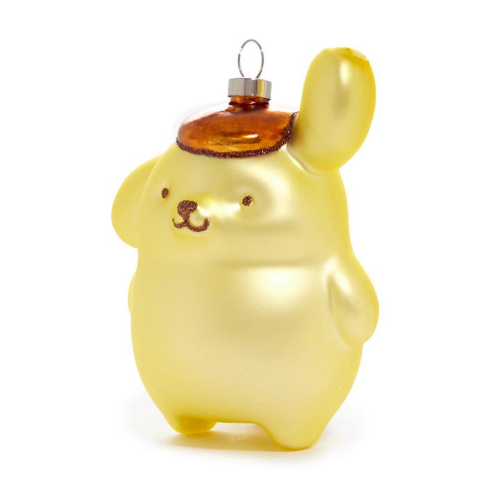 Hello Kitty Pompompurin x Kat + Annie Glass Ornament Doradas | CL_HK99103