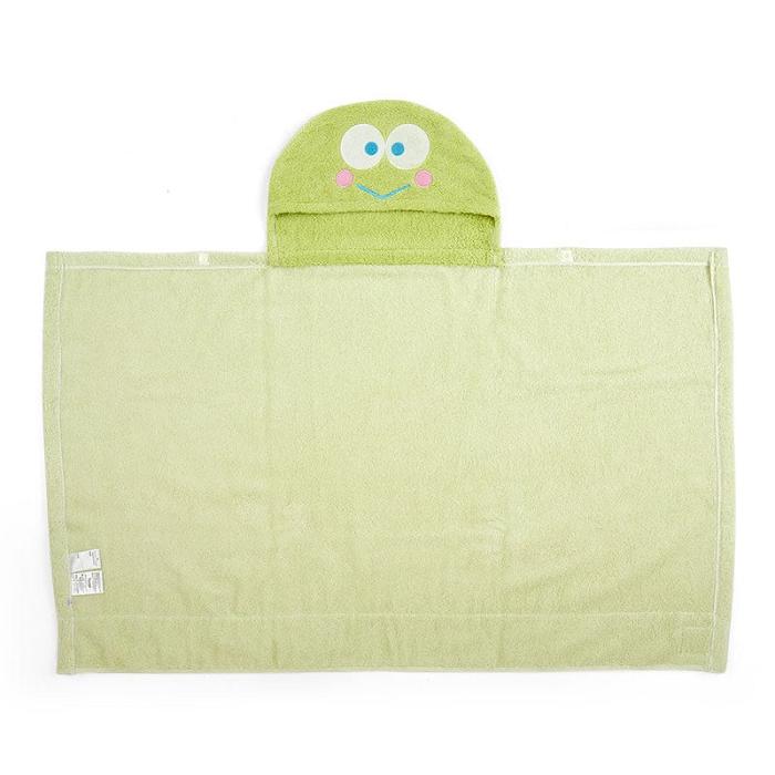 Hello Kitty Sanrio Baby Keroppi Hooded Bath Wrap Verde | CL_HK81079