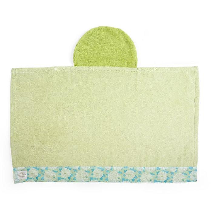 Hello Kitty Sanrio Baby Keroppi Hooded Bath Wrap Verde | CL_HK81079