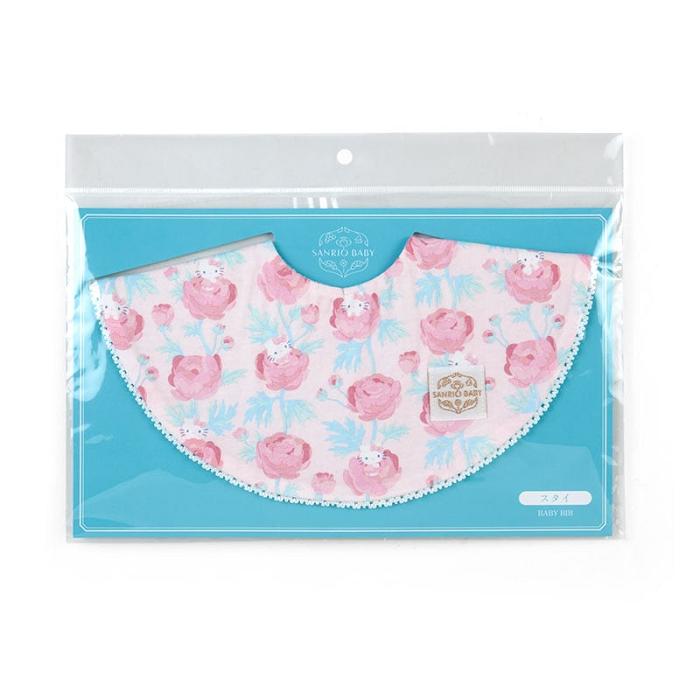 Hello Kitty Sanrio Baby Organic Cotton Hello Kitty Bib Rosas | CL_HK52726