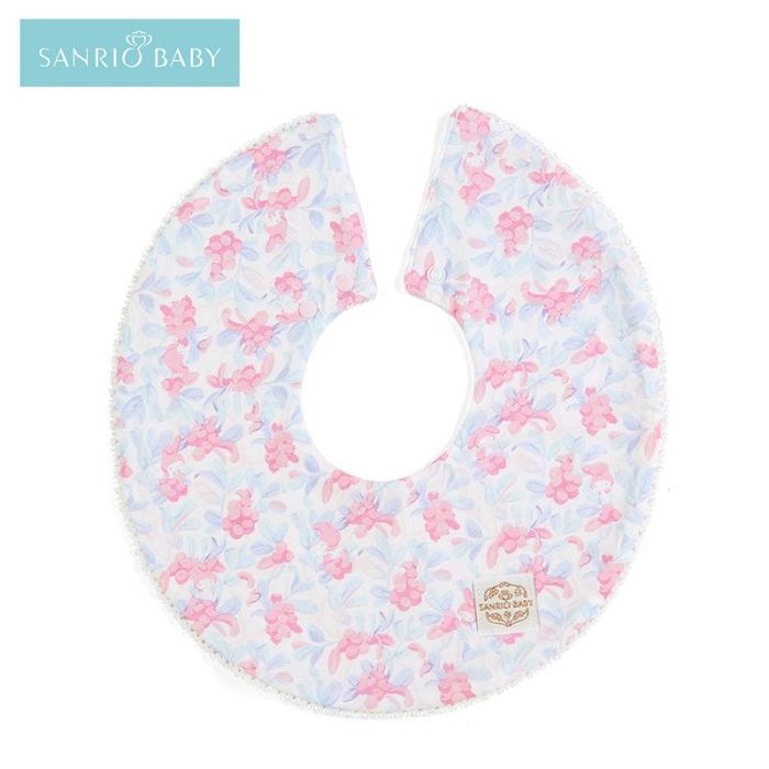 Hello Kitty Sanrio Baby Organic Cotton My Melody Bib Rosas Azules | CL_HK98114