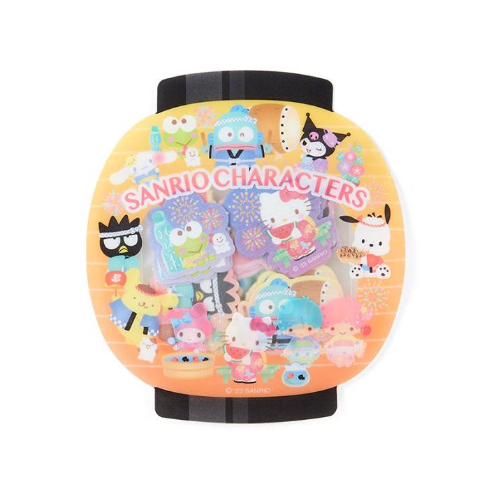 Hello Kitty Sanrio Characters 30-Piece Summer Lantern Mini Sticker Pack Multicolor | CL_HK64887