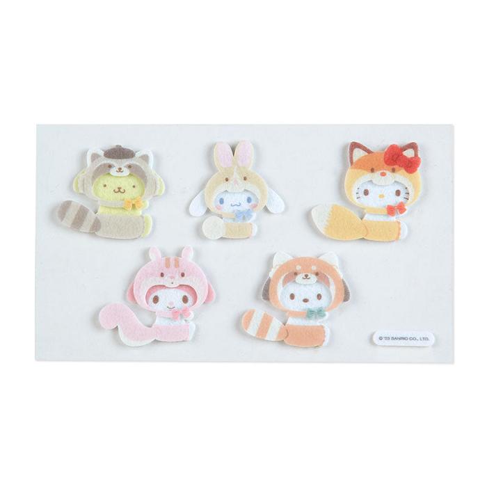 Hello Kitty Sanrio Characters 5-pc Felt Sticker Set (Forest Friends Series) Rosas | CL_HK92646