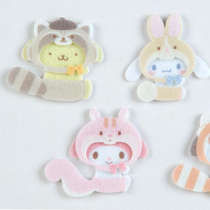 Hello Kitty Sanrio Characters 5-pc Felt Sticker Set (Forest Friends Series) Rosas | CL_HK92646