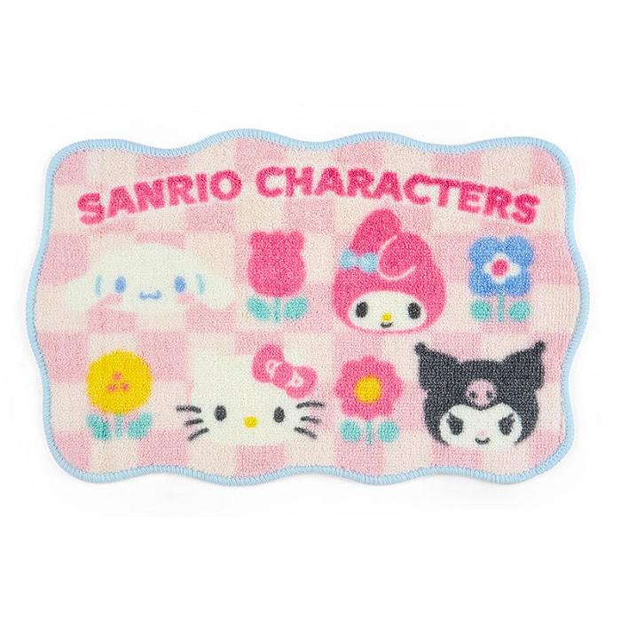 Hello Kitty Sanrio Characters Accent Rug (Pastel Check Series) Multicolor | CL_HK70549