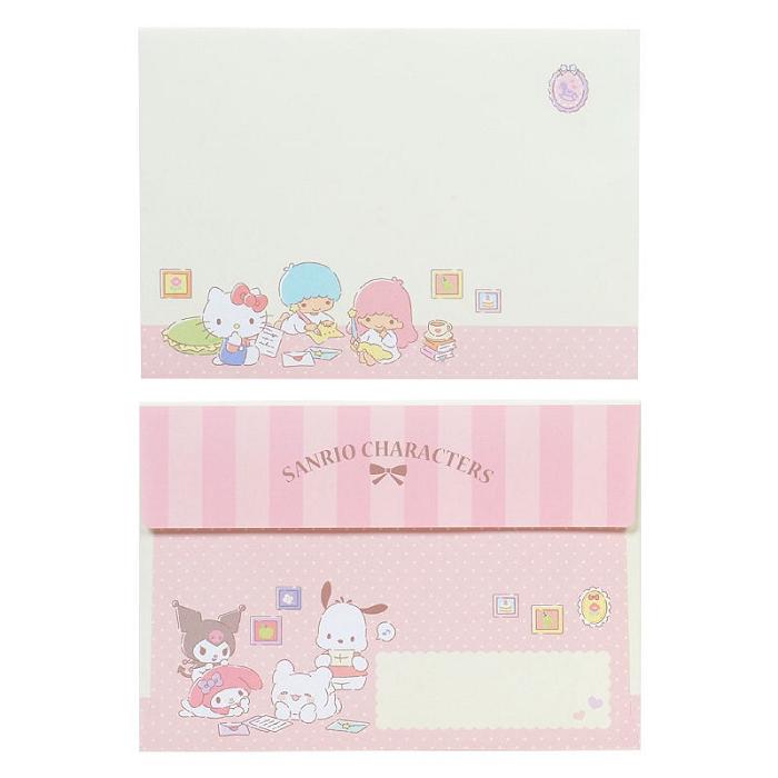 Hello Kitty Sanrio Characters Classic Letter Set Multicolor | CL_HK88443