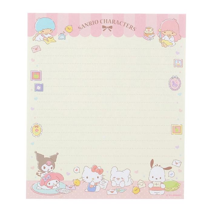 Hello Kitty Sanrio Characters Classic Letter Set Multicolor | CL_HK88443