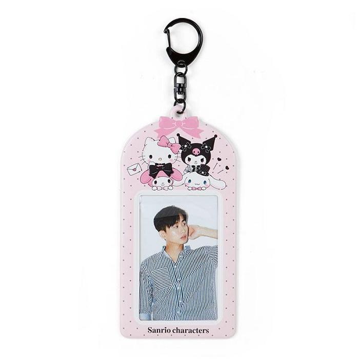 Hello Kitty Sanrio Characters ID Badge Holder & Sticker Set (Pretty Party Series) Gris Rosas | CL_HK90162