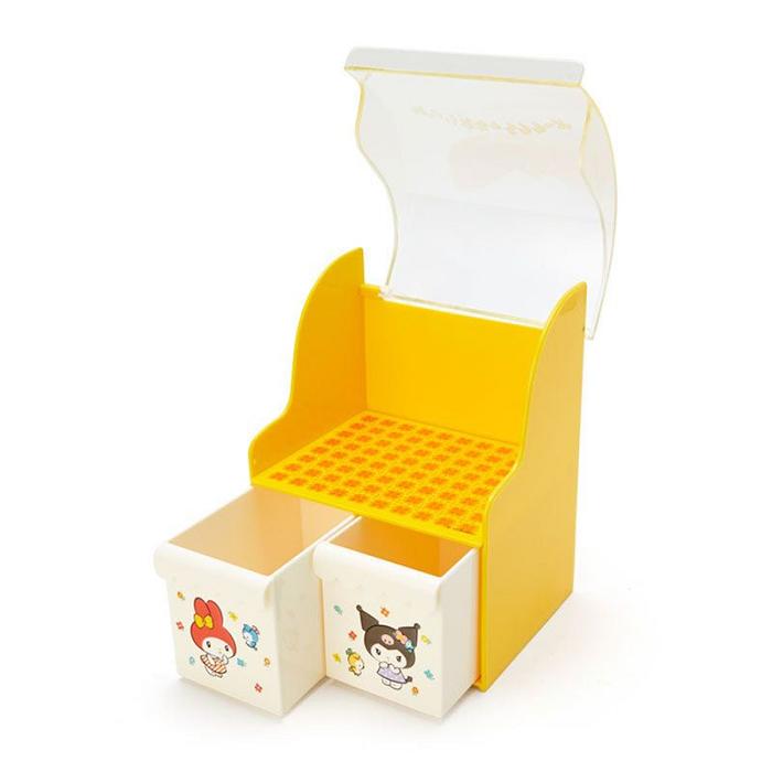 Hello Kitty Sanrio Characters Mini Yellow Storage Chest (Retro Room Series) Amarillo | CL_HK23544