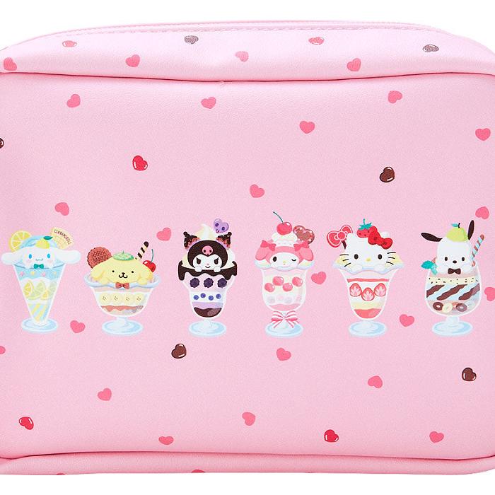 Hello Kitty Sanrio Characters Zipper (Parfait Shop Series) Rosas | CL_HK79154