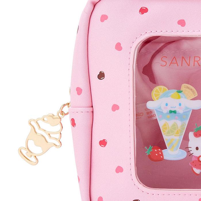 Hello Kitty Sanrio Characters Zipper (Parfait Shop Series) Rosas | CL_HK79154