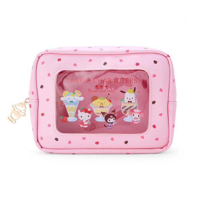 Hello Kitty Sanrio Characters Zipper (Parfait Shop Series) Rosas | CL_HK79154