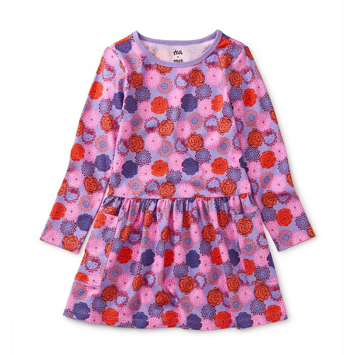 Hello Kitty Tea Collection x Hello Kitty Pocket Dress Moradas Rosas | CL_HK63169