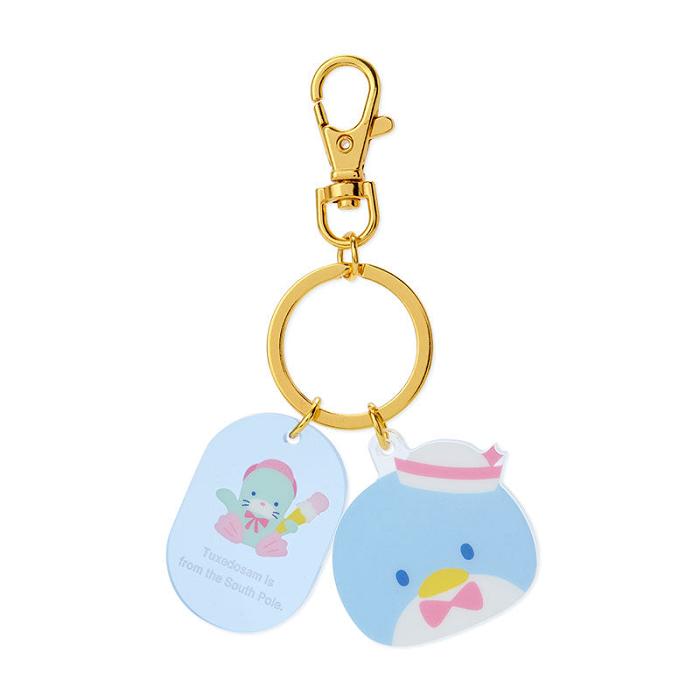 Hello Kitty Tuxedosam Besties Keychain Azules | CL_HK47462