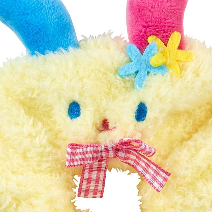 Hello Kitty U*SA*HA*NA Cozy Plush Scrunchie (Gingham Bow) Amarillo | CL_HK23845