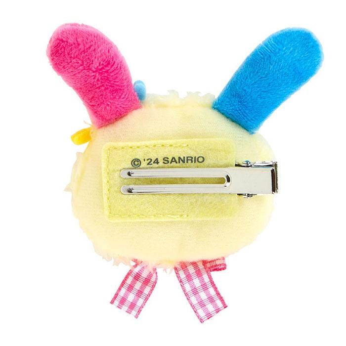 Hello Kitty U*SA*HA*NA Plush Hair Clip (Gingham Bow) Multicolor | CL_HK48820