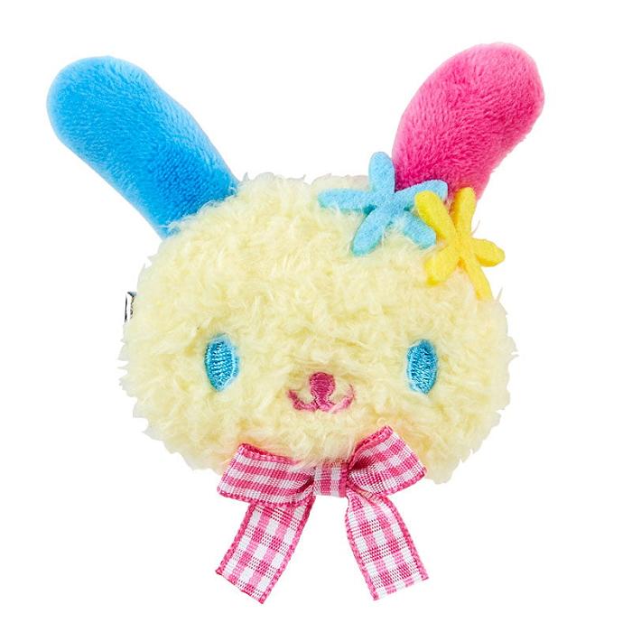 Hello Kitty U*SA*HA*NA Plush Hair Clip (Gingham Bow) Multicolor | CL_HK48820